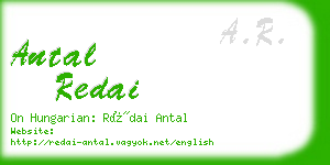 antal redai business card